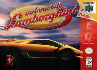 <i>Automobili Lamborghini</i> (video game) 1997 video game