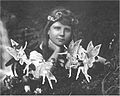 Frances Griffiths with Fairies