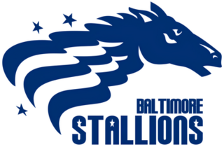 <span class="mw-page-title-main">Baltimore Stallions</span> Former Canadian football team based in Baltimore, Maryland