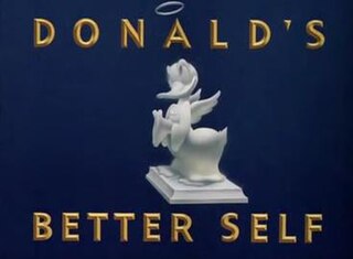 <i>Donalds Better Self</i> 1938 Donald Duck cartoon