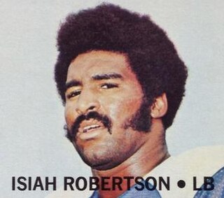 <span class="mw-page-title-main">Isiah Robertson</span> American football player (1949–2018)