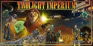 Twilight Imperium Science-fiction themed board game