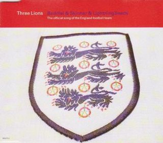 <span class="mw-page-title-main">Three Lions (song)</span> 1996 single by Baddiel, Skinner and the Lightning Seeds