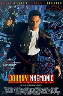 <i>Johnny Mnemonic</i> (film) 1995 American sci-fi/action film directed by Robert Longo