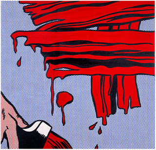 <i>Brushstrokes</i> series Painting series by Roy Lichtenstein