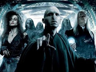 <span class="mw-page-title-main">Death Eater</span> Fictional villainous characters in the Harry Potter series of novels and films