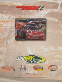 <span class="mw-page-title-main">2003 Subway 500</span> 32nd race of the 2003 NASCAR Winston Cup Series