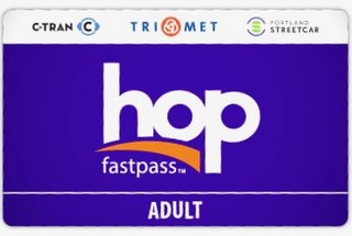 <span class="mw-page-title-main">Hop Fastpass</span> Public transit smart card used in Portland, Oregon and Vancouver, Washington