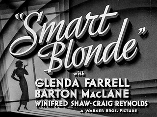 <i>Smart Blonde</i> 1937 film by Frank McDonald