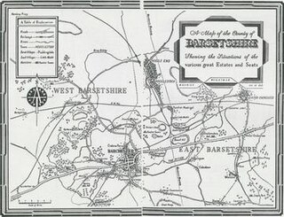 <span class="mw-page-title-main">Barsetshire</span> Fictional county in Anthony Trollope novels