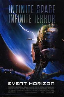 Picture of spacecraft with the text "Infinite Space, Infinite Terror"