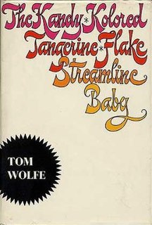 <i>The Kandy-Kolored Tangerine-Flake Streamline Baby</i> 1965 essay collection by Tom Wolfe