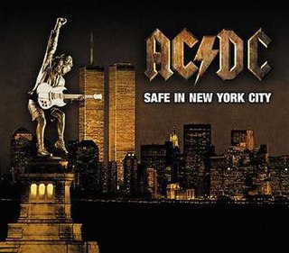 <span class="mw-page-title-main">Safe in New York City</span> 2000 single by AC/DC