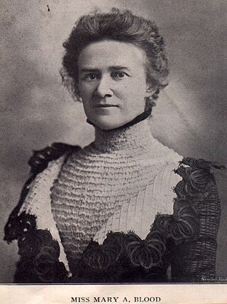 <span class="mw-page-title-main">Mary A. Blood</span> American oratory educator (1851–1927)