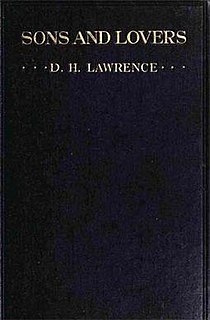 <i>Sons and Lovers</i> 1913 novel by DH Lawrence