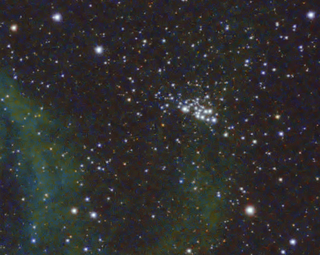 <span class="mw-page-title-main">NGC 7510</span> Open cluster of stars in constellation Cepheus