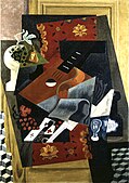 Nature morte à la guitare, 1919. Private collection