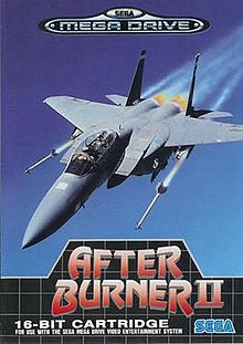 European box art of After Burner II (note erroneous use of F-15). After Burner II.jpg