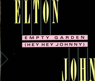 <span class="mw-page-title-main">Empty Garden (Hey Hey Johnny)</span> 1982 single by Elton John