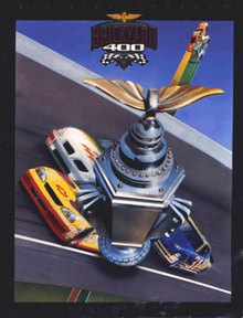 1999 Brickyard 400 program cover