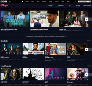 <span class="mw-page-title-main">BBC iPlayer</span> Television and radio streaming service