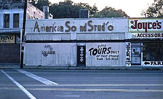 <span class="mw-page-title-main">American Sound Studio</span> US recording studio (1967–1972) located at 827 Thomas Street in Memphis, Tennessee