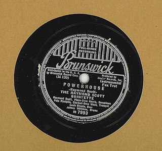 <span class="mw-page-title-main">Powerhouse (instrumental)</span> 1937 single by The Raymond Scott Quintette