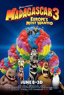 <i>Madagascar 3: Europes Most Wanted</i> 2012 animated comedy film