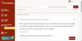 <span class="mw-page-title-main">BibleGateway</span> Website for reading the Bible