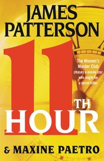 <i>11th Hour</i> (novel) 2012 crime novel by James Patterson