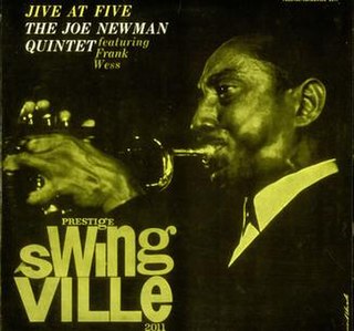 <i>Jive at Five</i> 1960 studio album by The Joe Newman Quintet Featuring Frank Wess