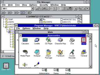 <span class="mw-page-title-main">Windows NT 3.1</span> First major release of Windows NT, released in 1993