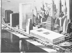 Architect's model for the proposed World Trade Center on the East River East-side-wtc.png