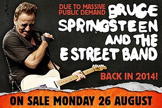 <span class="mw-page-title-main">High Hopes Tour</span> 2014 concert tour by Bruce Springsteen and the E Street Band