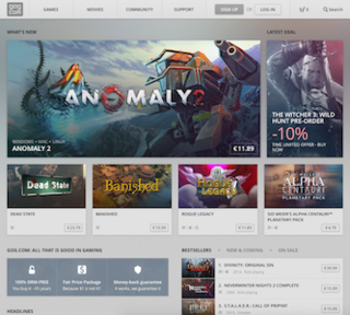 <span class="mw-page-title-main">GOG.com</span> Digital video game distribution platform