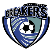 The team played its first two USL W-League seasons as the "Vancouver Breakers". Vancouver Breakers.svg