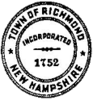 Official seal of Richmond, New Hampshire