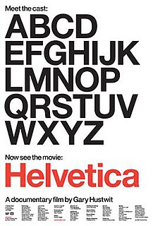 <i>Helvetica</i> (film) 2007 documentary film