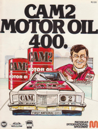 1976 Cam 2 Motor Oil 400 program cover