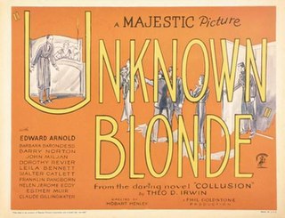 <i>Unknown Blonde</i> 1934 film