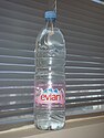 750 ml bottle of Evian