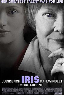 <i>Iris</i> (2001 film) 2001 biographical film directed by Richard Eyre