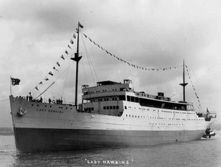 RMS <i>Lady Hawkins</i> Canadian mail ship sank by Germany in World War II