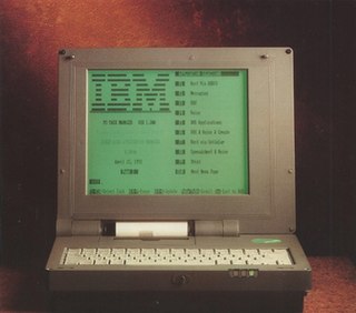 <span class="mw-page-title-main">IBM PCradio</span> Notebook computer released in 1991