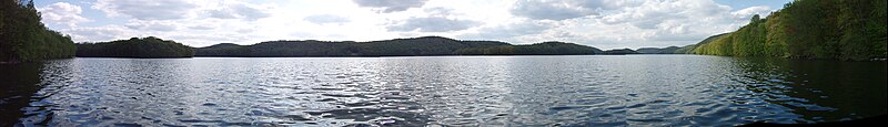 Spring view of Sherman end of Candlewood Lake with Candlewood Mountain Lakepan2.jpg