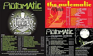 <span class="mw-page-title-main">Not Accepted Anywhere album tour</span> 2005–07 concert tour by the Automatic