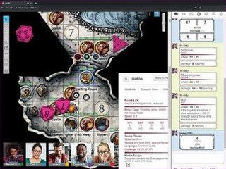 <span class="mw-page-title-main">Roll20</span> Website for playing tabletop roleplaying games