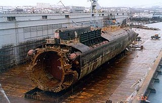 <i>Kursk</i> submarine disaster Sinking of Russian submarine Kursk in the Barents Sea in August 2000