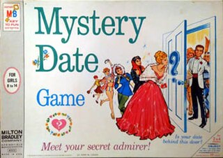 <i>Mystery Date</i> (game) 1965 Milton Bradley Board Game