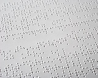 English Braille Tactile writing system for English